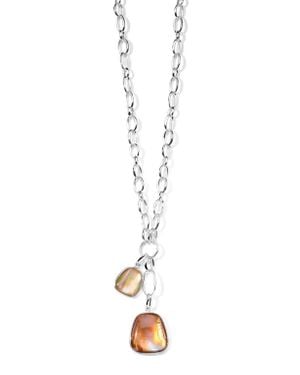 Ippolita Polished Rock Candy Keystone Pendants On Scultura Chain Necklace - Metallic