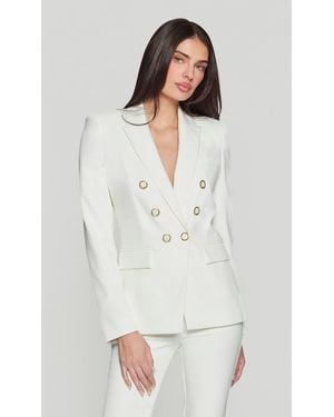 Generation Love Emilio Crepe Blazer - White