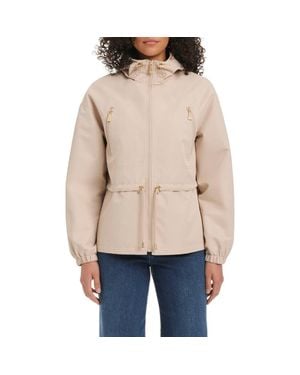 Kate Spade Crop Hooded Jacket - Natural