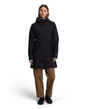 Tentree Nimbus Long Rain Jacket - Blue