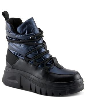 AZURA BY SPRING STEP Snowstorm Boot - Blue