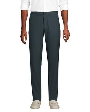 Lands' End Slim Fit Performance Pant - Blue