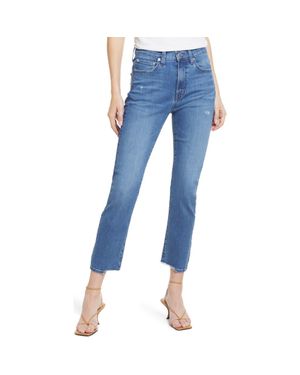 Edwin Elin High Waist Crop Slim Jeans - Blue