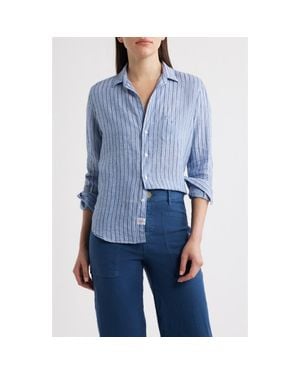 Frank & Eileen Relaxed Button-Up Shirt - Blue