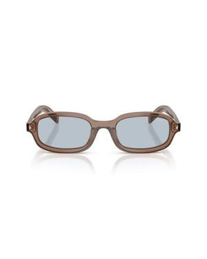 Prada 50Mm Small Oval Sunglasses - Multicolor