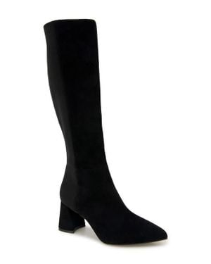 Gentle Souls Dionne Pointed Toe Knee High Boot - Black