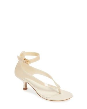 FARM Rio Jelly Kitten Heel Sandal - Natural