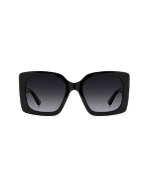 Stuart Weitzman 53Mm Gradient Square Sunglasses - Black
