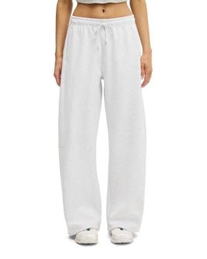 Cotton On Active Summer Fleece Adjustable Hem Sweatpant - White