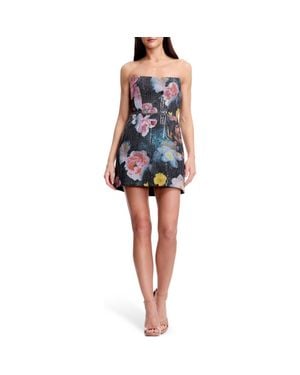 Dress the Population Suri Sequin Halter Cocktail Minidress in Blue | Lyst Dress the Population Suri Sequin Halter Cocktail Minidress in Blue | Lyst