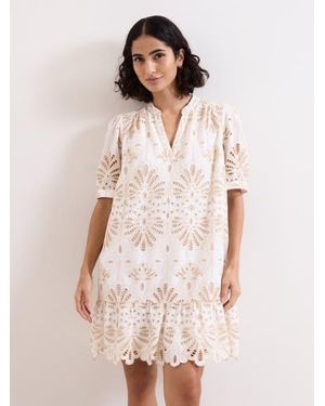 Phase Eight Liliana Mini Dress - Natural