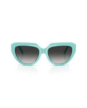 Tiffany & Co. 55Mm Gradient Pillow Sunglasses - Green