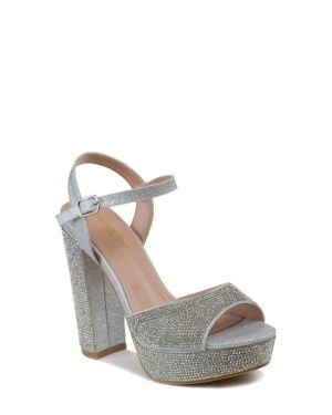 Touch Ups Lynx Water Resistant Platform Sandal - Gray