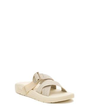 Chaco Cushz Slide Sandal - Natural