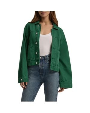 FAVORITE DAUGHTER The Oliver Denim Jacket - Green