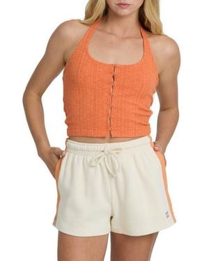 Billabong Friday Night Knit Halter - Orange