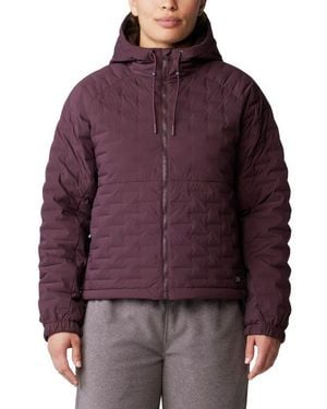 Mountain Hardwear Stretchdown Lightweight Zip Hoodie - Purple