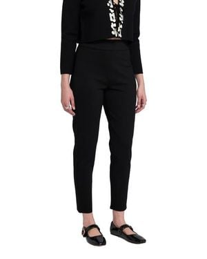 Elle Collection Slim Leg Trouser Skinny Pants - Black