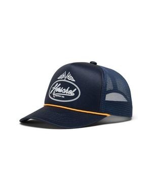Herschel Supply Co. Marina Mesh Yachting Snapback Cap - Blue