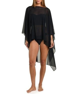 Sunshine 79 Maximal Mesh Cover-Up Top - Black