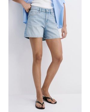 Mango Denim Shorts - Blue