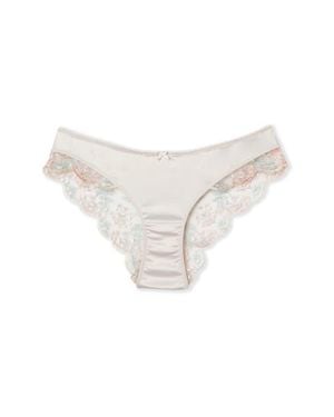 Etam Infusion Embroidered Hipster Briefs - White