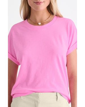 Vineyard Vines Relaxed Fit Cotton T-Shirt - Pink
