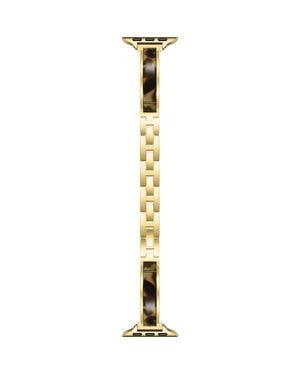 The Posh Tech Addison Stainless Steel & Resin Apple Watch Bracelet Watchband - Metallic