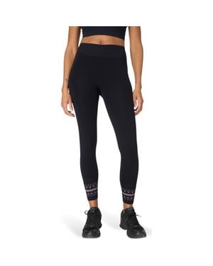 Sweaty Betty Fairisle Novelty Print Base Leggings - Black