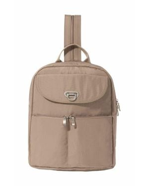 Baggallini Coastal Flip Lock Day Pack - Brown
