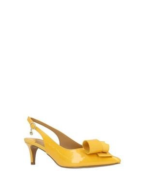 J. Reneé Delara Pointed Toe Slingback Pump - Yellow