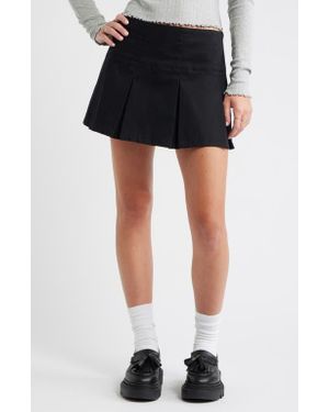 BP. Preppy Pleated Miniskort - Black
