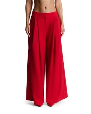 Naked Wardrobe Suiting Oversize Wide Leg Pants - Red