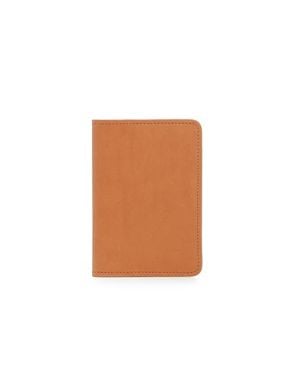 Korchmar Earhart Leather Passport Case - White