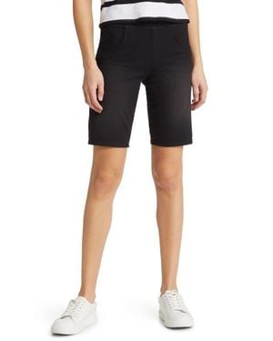 Hue Game Changing Bermuda Shorts - Black