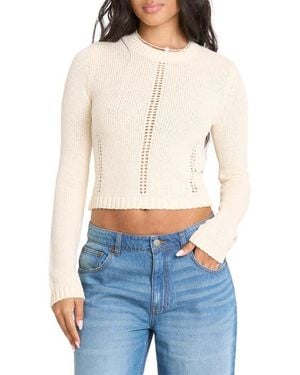 Billabong Sweet Clare Crewneck Sweater - Blue