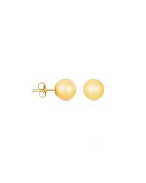 Donatello Gian Sterling Small Ball Studs - Metallic