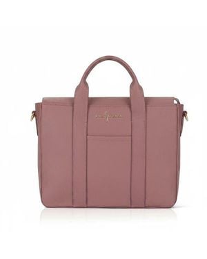 Luis Steven Slim Totebrief - Purple