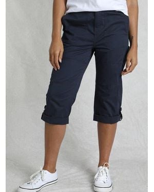 Weird Fish Salena 3/4 Length Pants - Blue