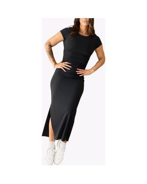 Vitaly Cloud Ii Maxi Tee Dress - Black