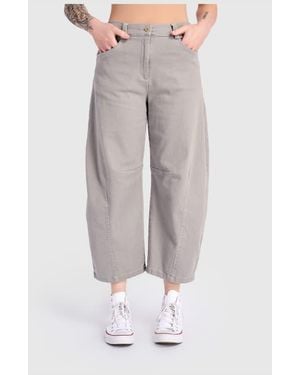 Alembika Go-To Barrel Pants - Gray