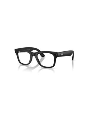 Ray-Ban 50Mm Square Optical Glasses - Black