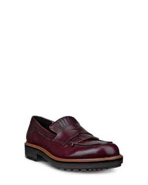 Ecco Metropole Oslo Kiltie Penny Loafer - Purple