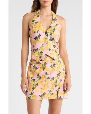 Sugarlips Desery Halter Vest - Yellow