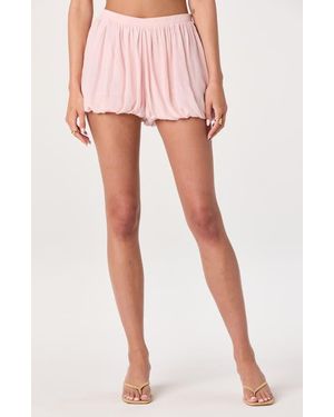 Astr Kailey Pleated Bubble Shorts - Pink