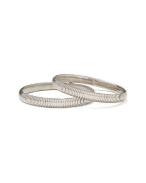 Lady Grey Jewelry Cobra Set Of 2 Bracelets - Metallic