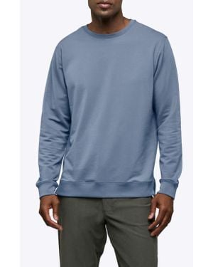 Cuts Hyperloop Split Hem Sweatshirt - Blue
