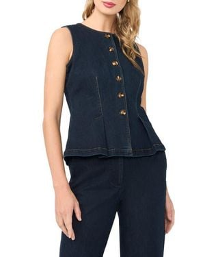 Ted Baker Gia Button Vest - Blue