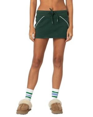 Edikted Gayil Cotton Blend Skort - Green