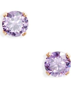 SET & STONES Birthstone Stud Earrings - Purple